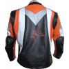 RTX Violator Orange Motorcycle Leather Jacket